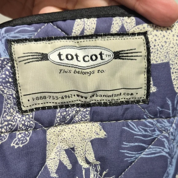 Blue Quilted TotCot - Picture 3 of 10